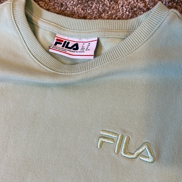 FILA Mint Green Sweatshirt - Picture 2 of 5